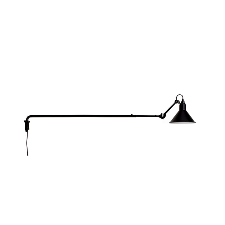 Lampe Gras 213 vägglampa - svart, konisk skräm - DCWéditions