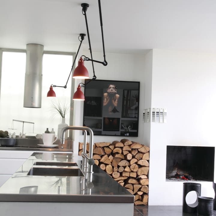 Lampe Gras 302 taklampa, svart, justerbar arm DCWéditions