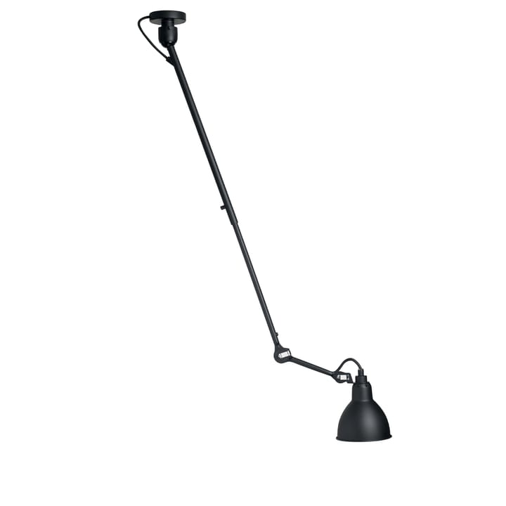 Lampe Gras 302 taklampa - svart, justerbar arm - DCWéditions