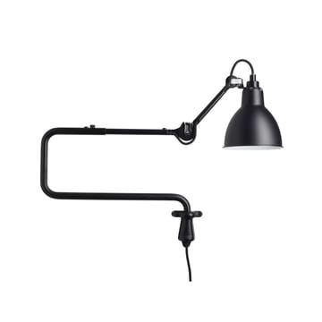 Lampe Gras 303 vägglampa - svart, rund skärm - DCWéditions