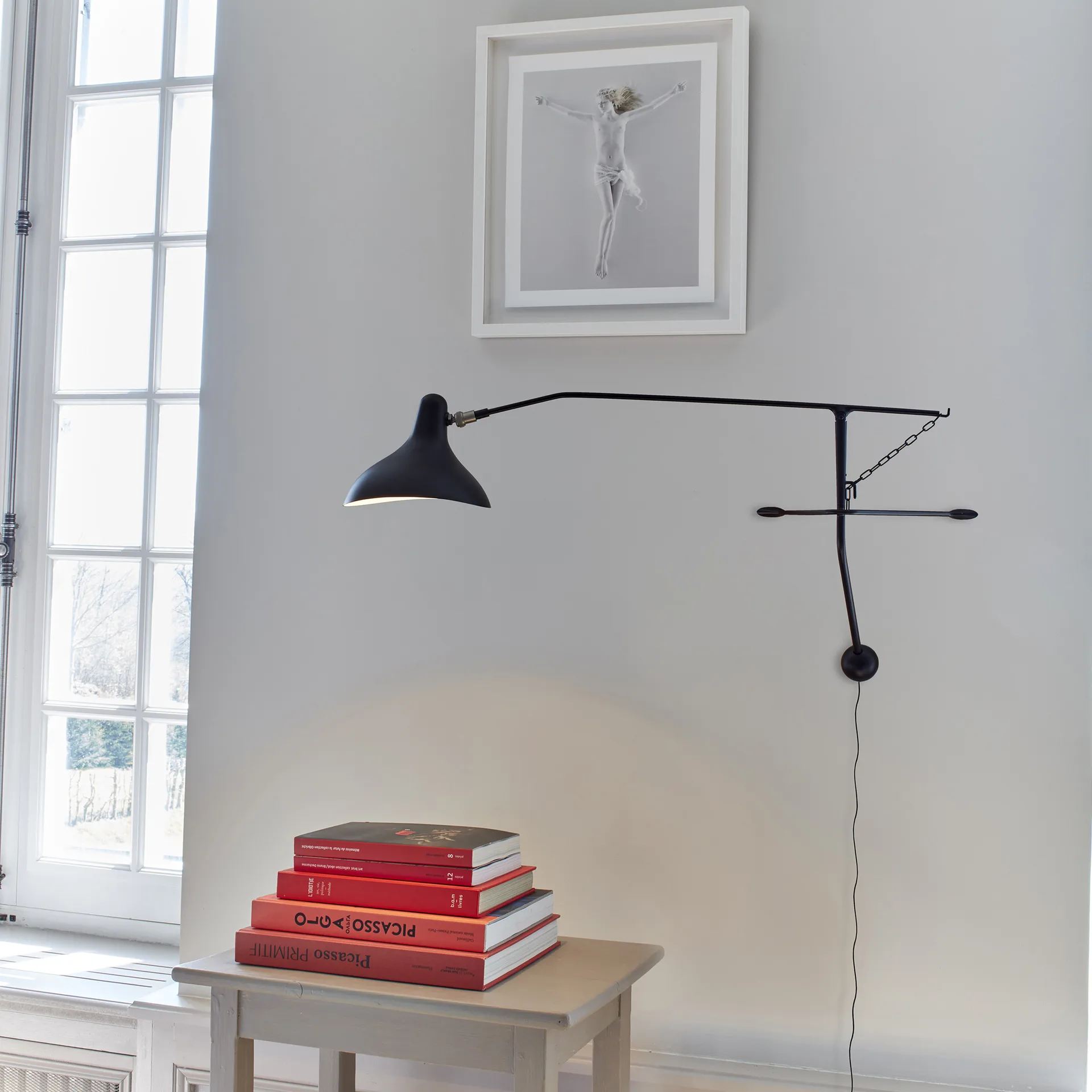 Mantis BS2 Mini vägglampa, svart DCWéditions