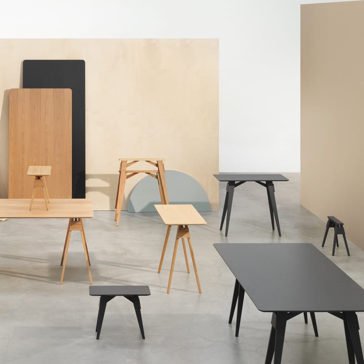 Arco sidobord L, svart Design House Stockholm