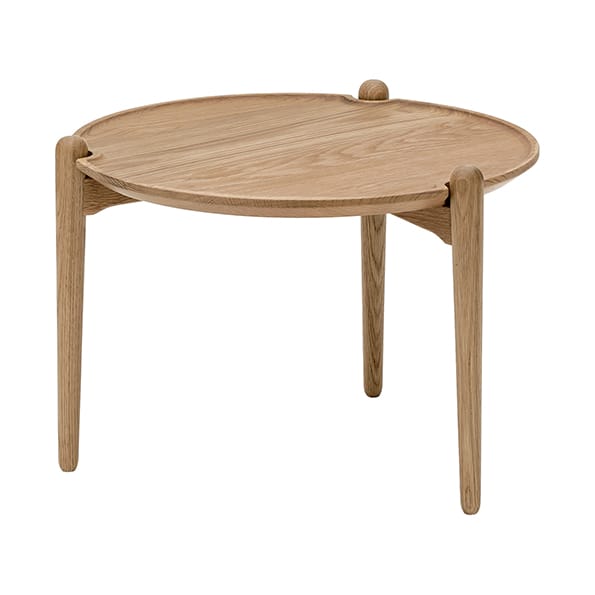 Aria soffbord Ø90 cm - Ek 30 cm - Design House Stockholm