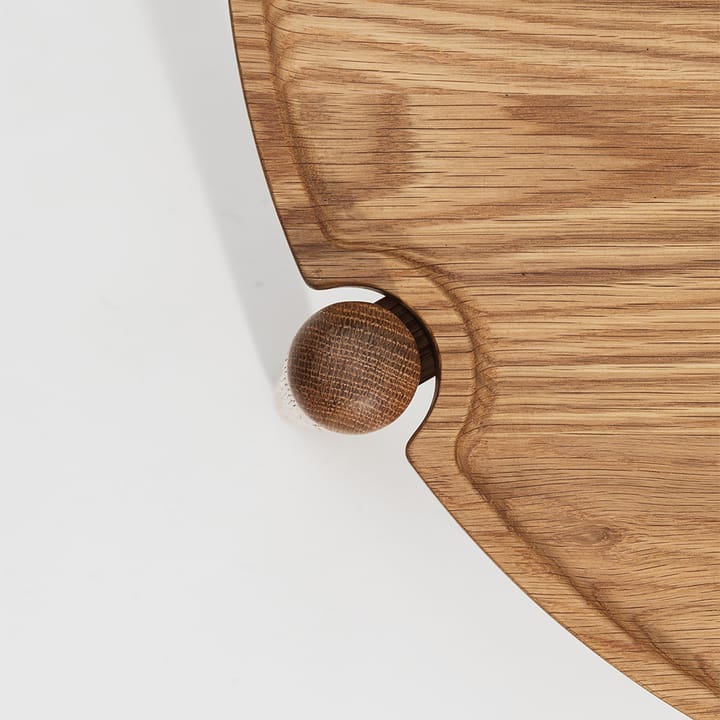 Aria soffbord Ø90 cm, Ek 30 cm Design House Stockholm