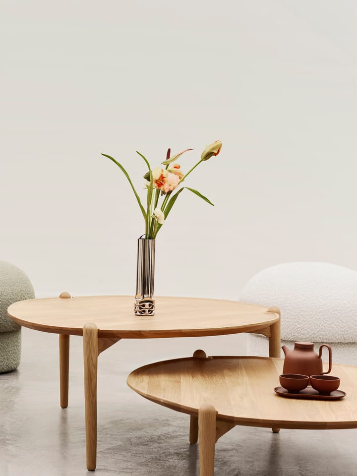Aria soffbord Ø90 cm, Ek 42,5 cm Design House Stockholm