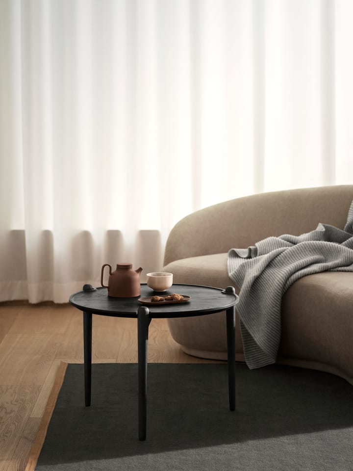Aria soffbord högt 46 cm, Svart ek Design House Stockholm