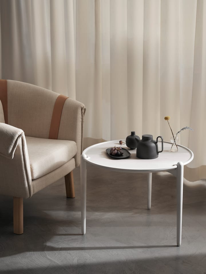 Aria soffbord högt 46 cm - Vit - Design House Stockholm
