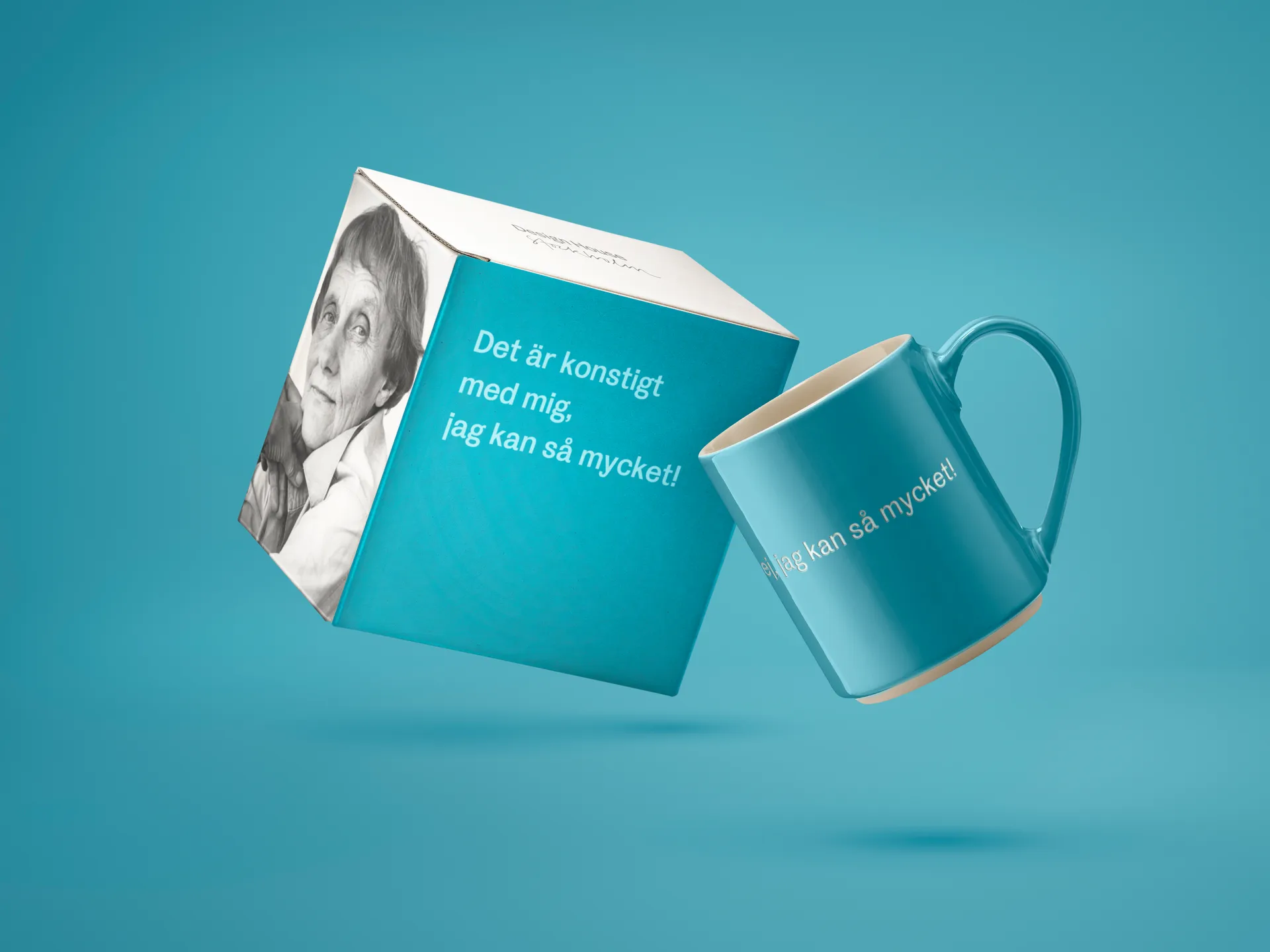 Astrid Lindgren mugg, det är konstigt med mig..., Svensk text Design House Stockholm