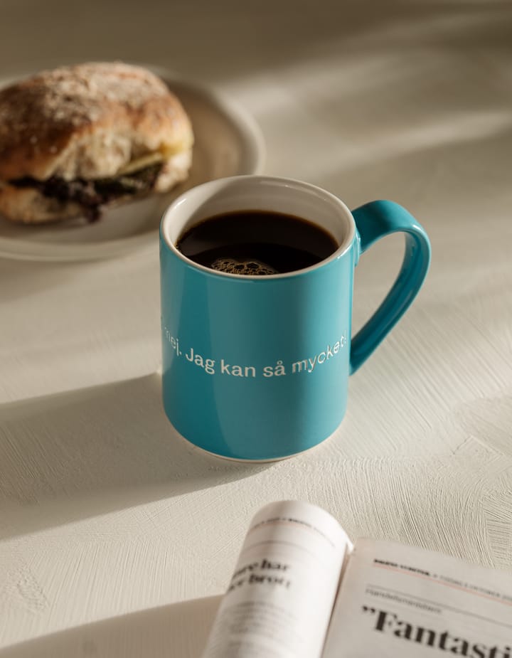 Astrid Lindgren mugg, det är konstigt med mig..., Svensk text Design House Stockholm