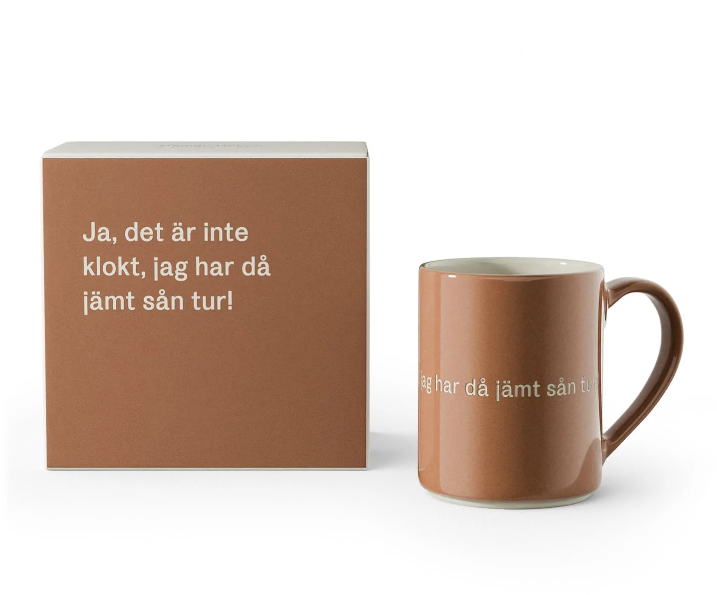 Astrid Lindgren mugg, ja, det är inte klokt…, Svensk text Design House Stockholm