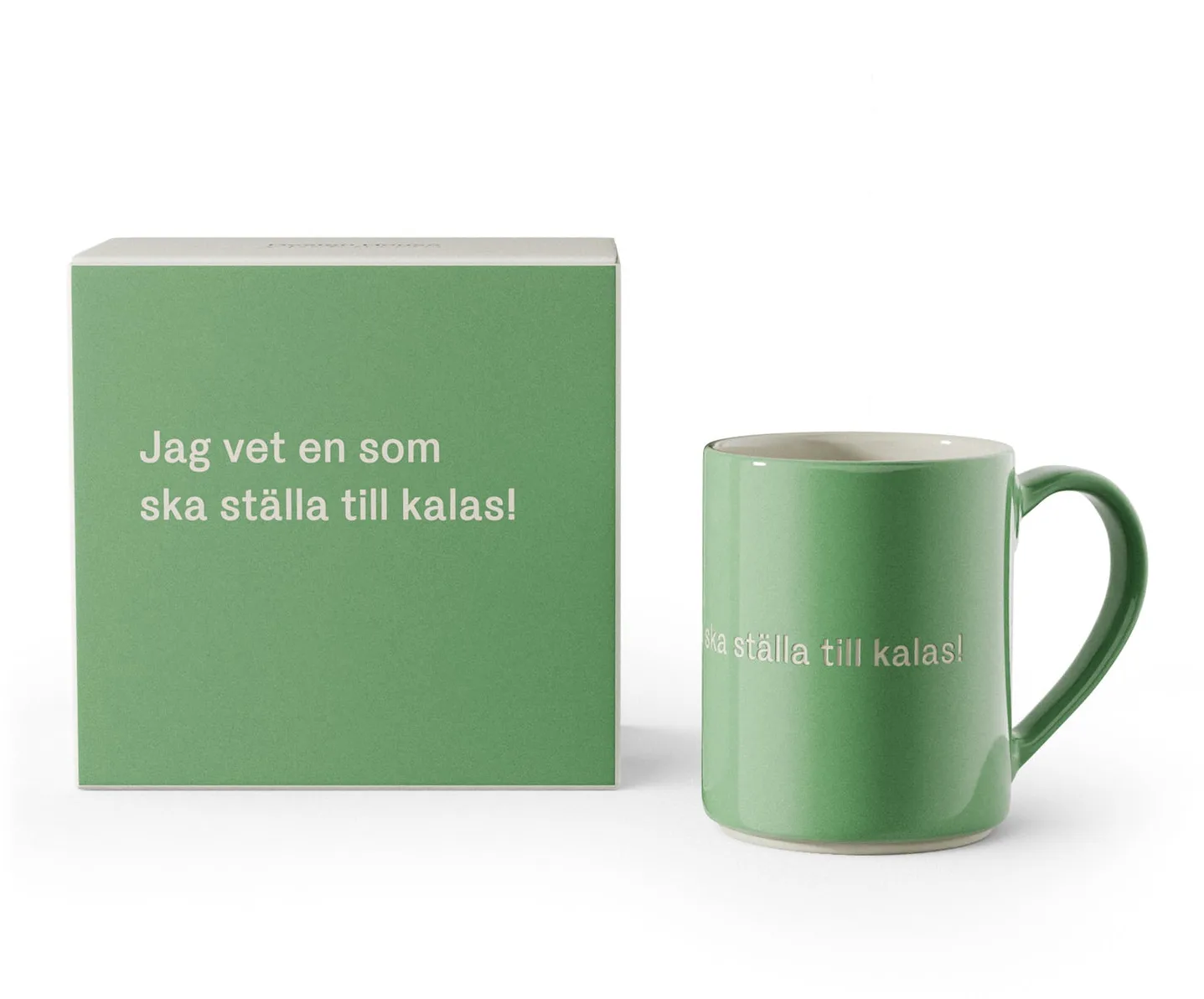 Astrid Lindgren mugg, jag vet en som ska…, Svensk text Design House Stockholm
