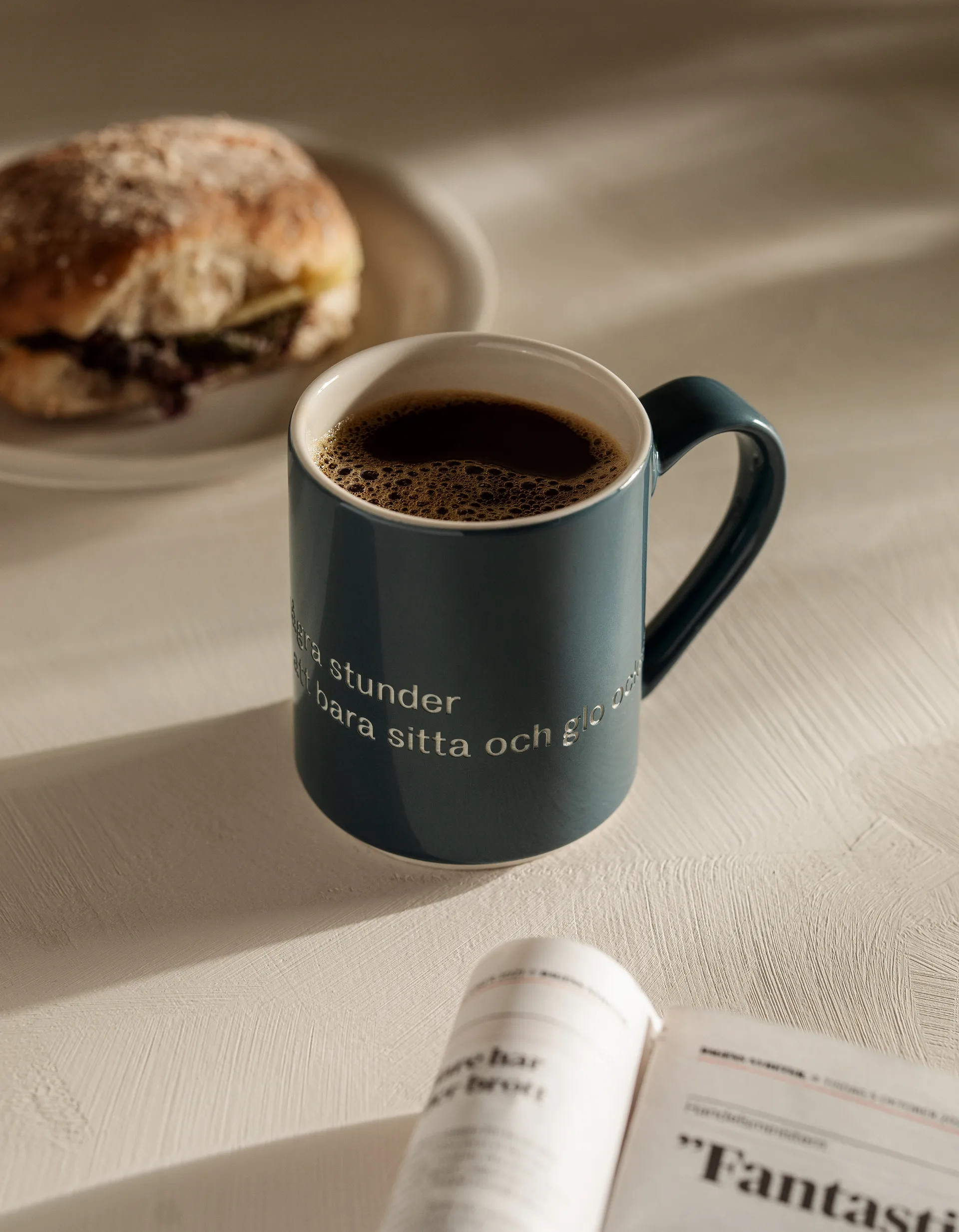 Astrid Lindgren mugg, och så ska man ju ha, Svensk text Design House Stockholm