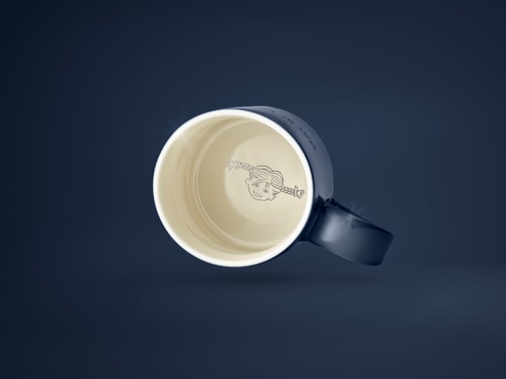 Astrid Lindgren mugg, utan snus i två dagar, Svensk text Design House Stockholm