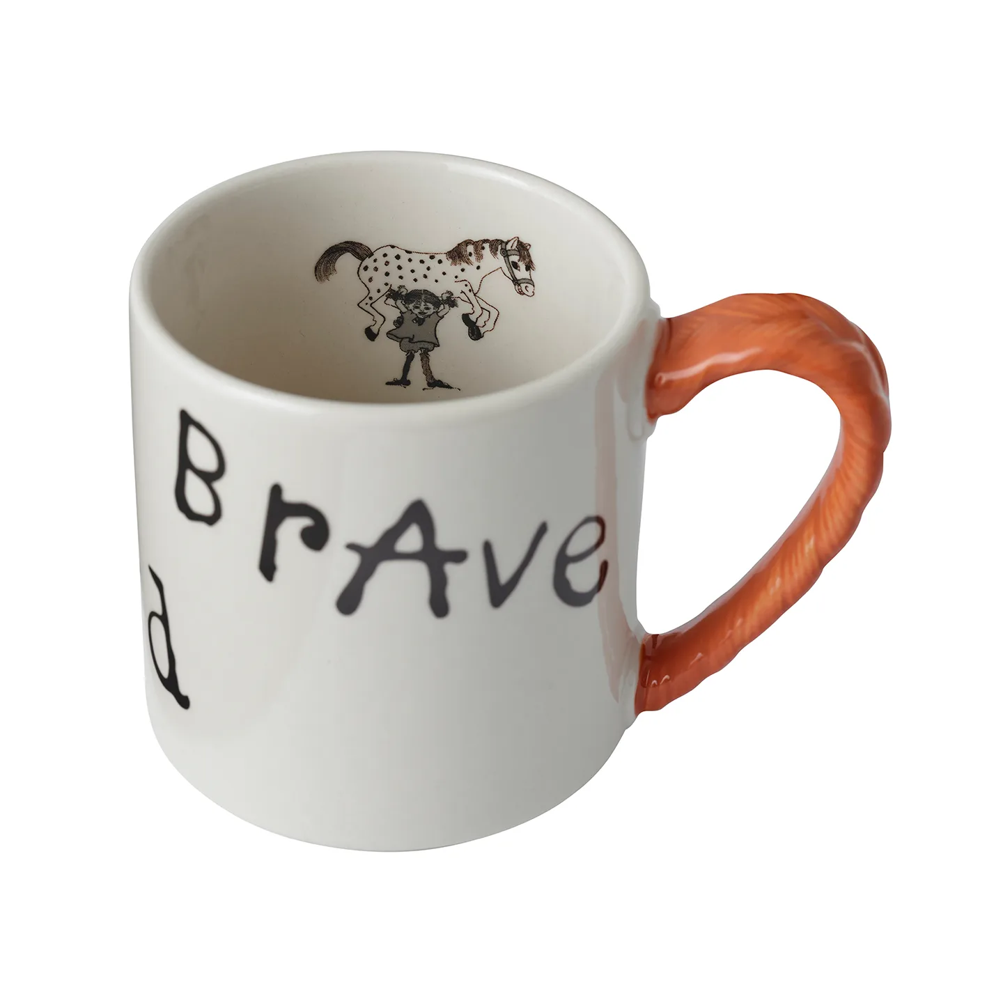 Astrid Lindgren Pippi jubileumsmugg 20 cl, Strong Kind Brave Design House Stockholm