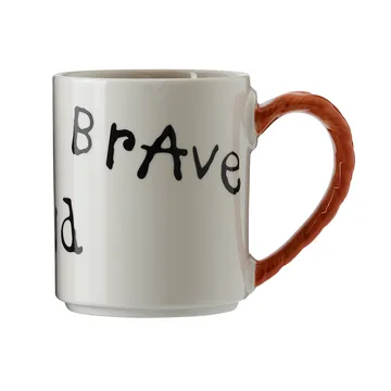 Astrid Lindgren Pippi jubileumsmugg 35 cl - Strong Kind Brave - Design House Stockholm