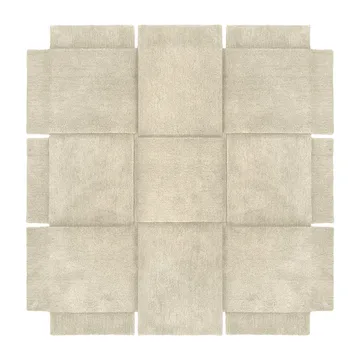 Basket matta beige - 180x180 cm - Design House Stockholm