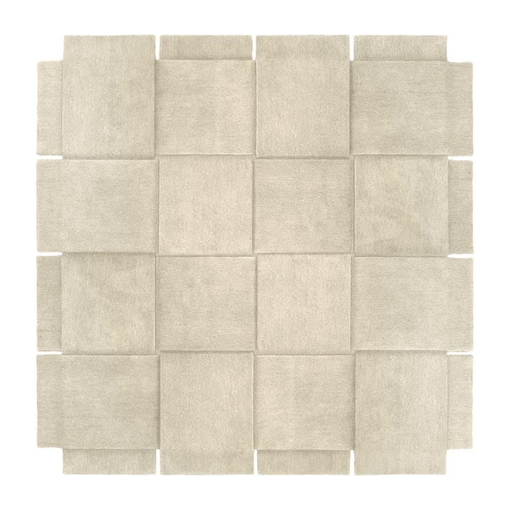 Basket matta beige - 245x245 cm - Design House Stockholm