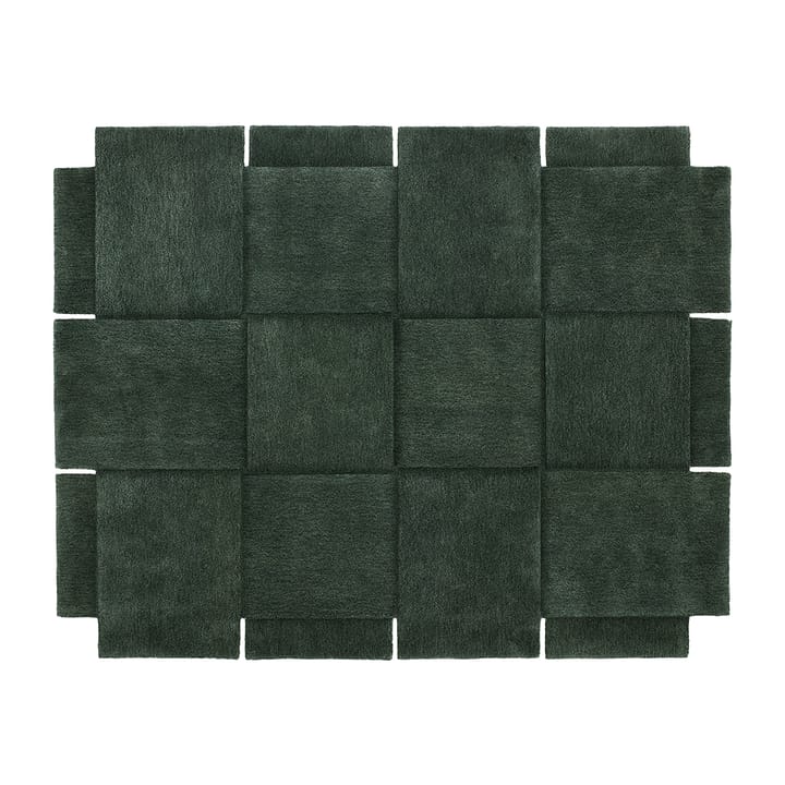 Basket matta, grön - 185x240 cm - Design House Stockholm