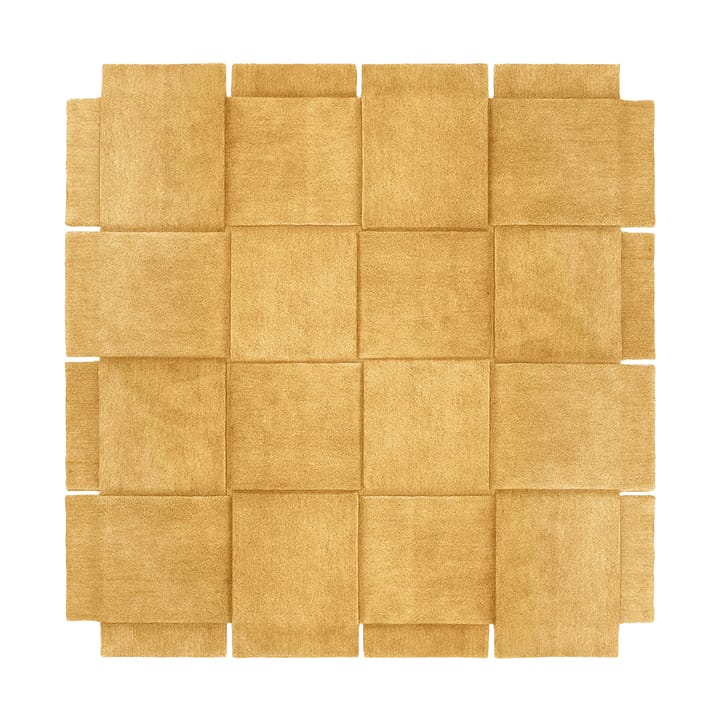 Basket matta yellow ochre - 245x245 cm - Design House Stockholm