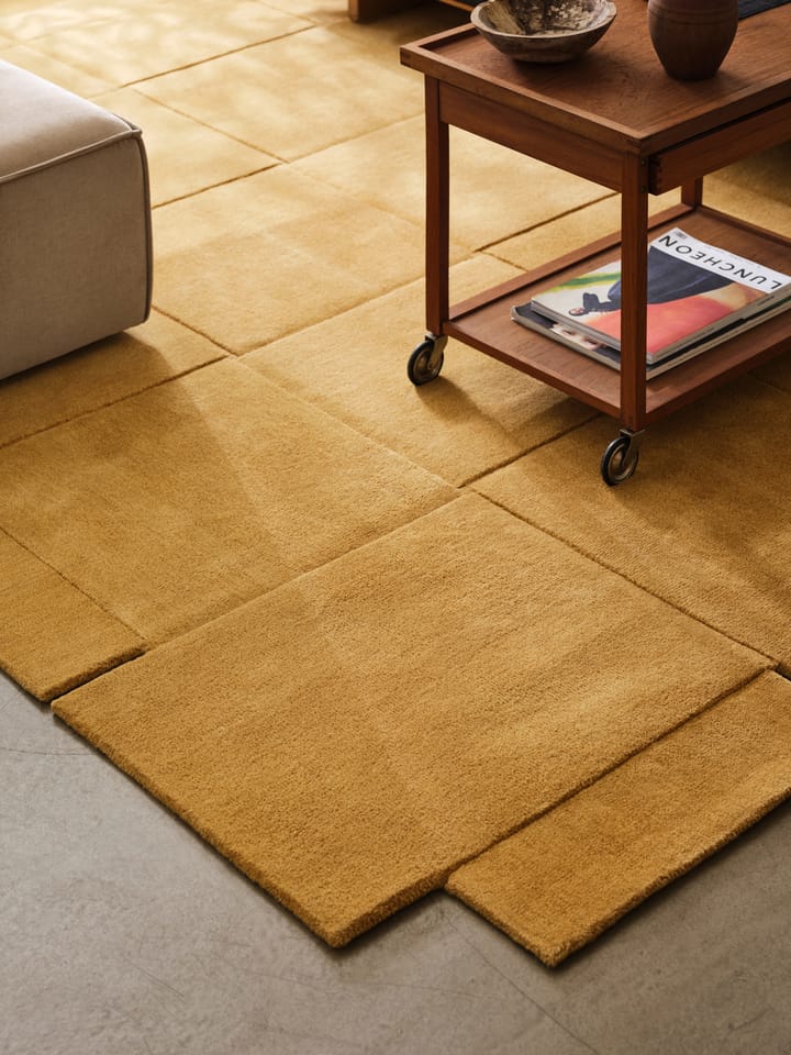 Basket matta yellow ochre, 245x300 cm Design House Stockholm