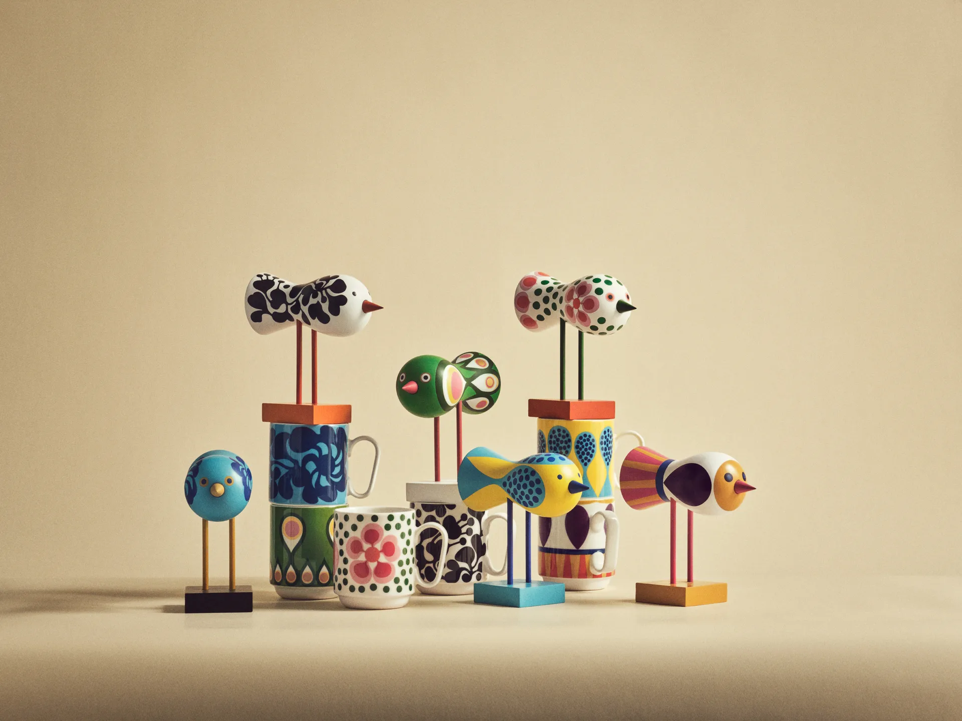 Birds 1967 mugg 35 cl, No. 4 Design House Stockholm