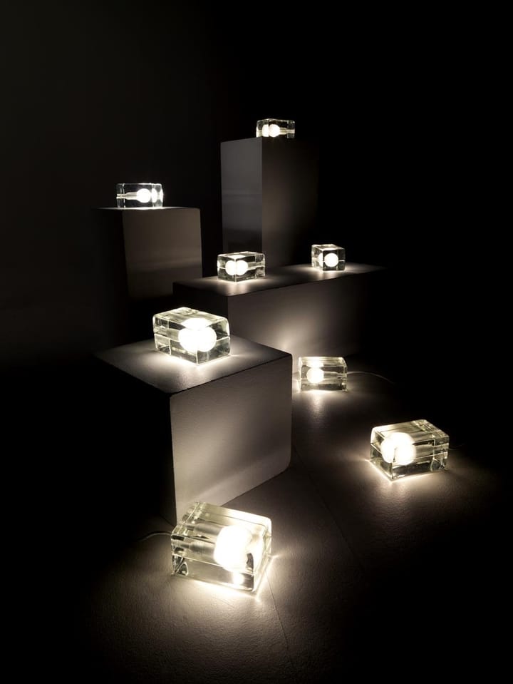 Block Lamp bordslampa - svart sladd - Design House Stockholm