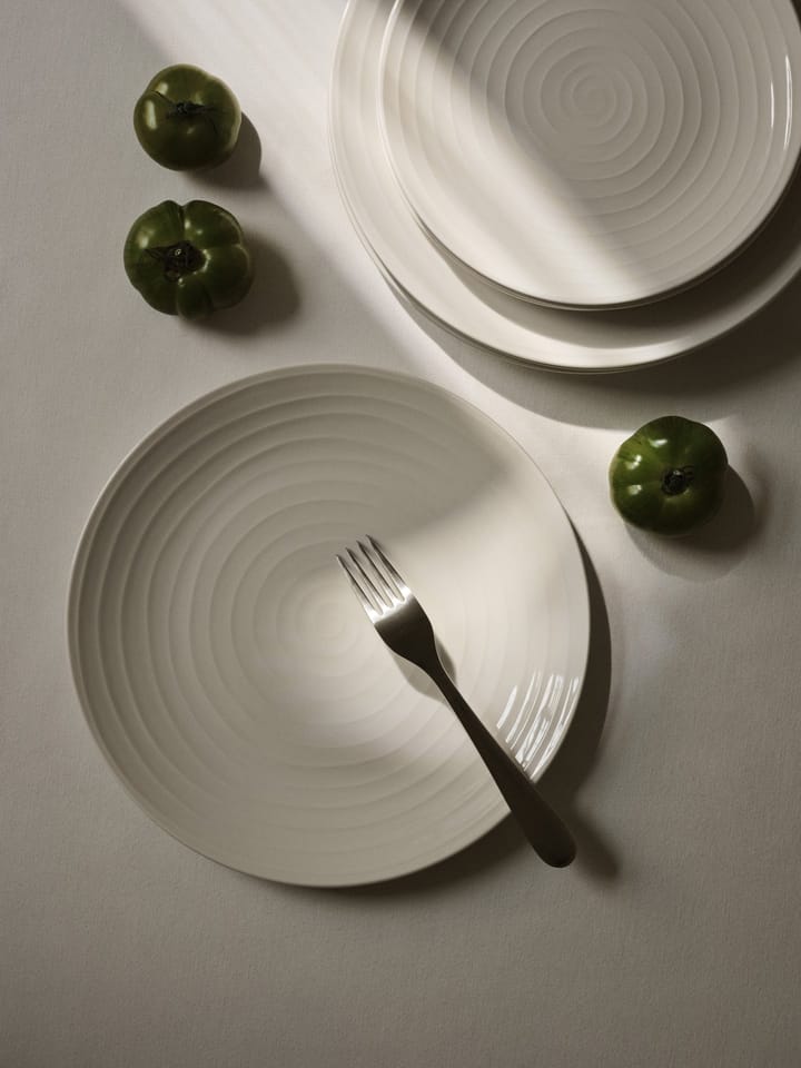Blond assiett, stripe vit Design House Stockholm