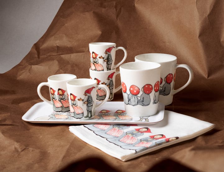 Children of the Forest mugg med öra 40 cl - Vit - Design House Stockholm