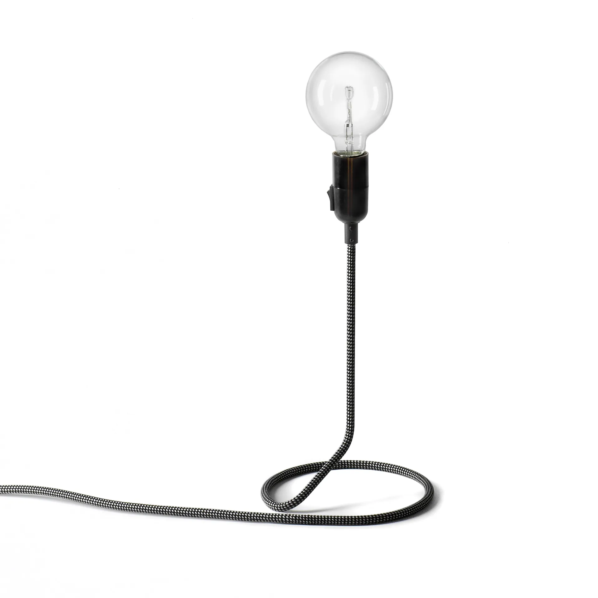 Cord Lamp mini, svart-vit Design House Stockholm