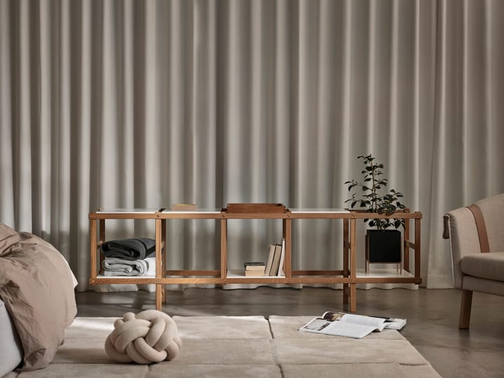 Frame hylla låg, Ek-vit Design House Stockholm
