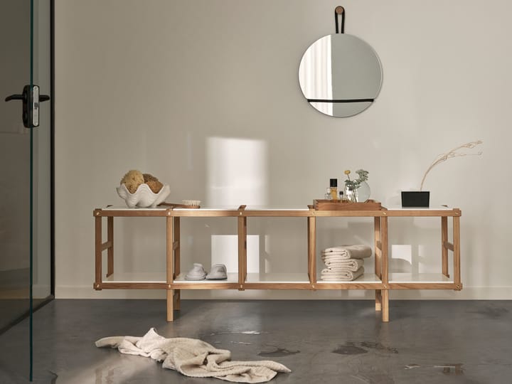 Frame hylla låg, Ek-vit Design House Stockholm