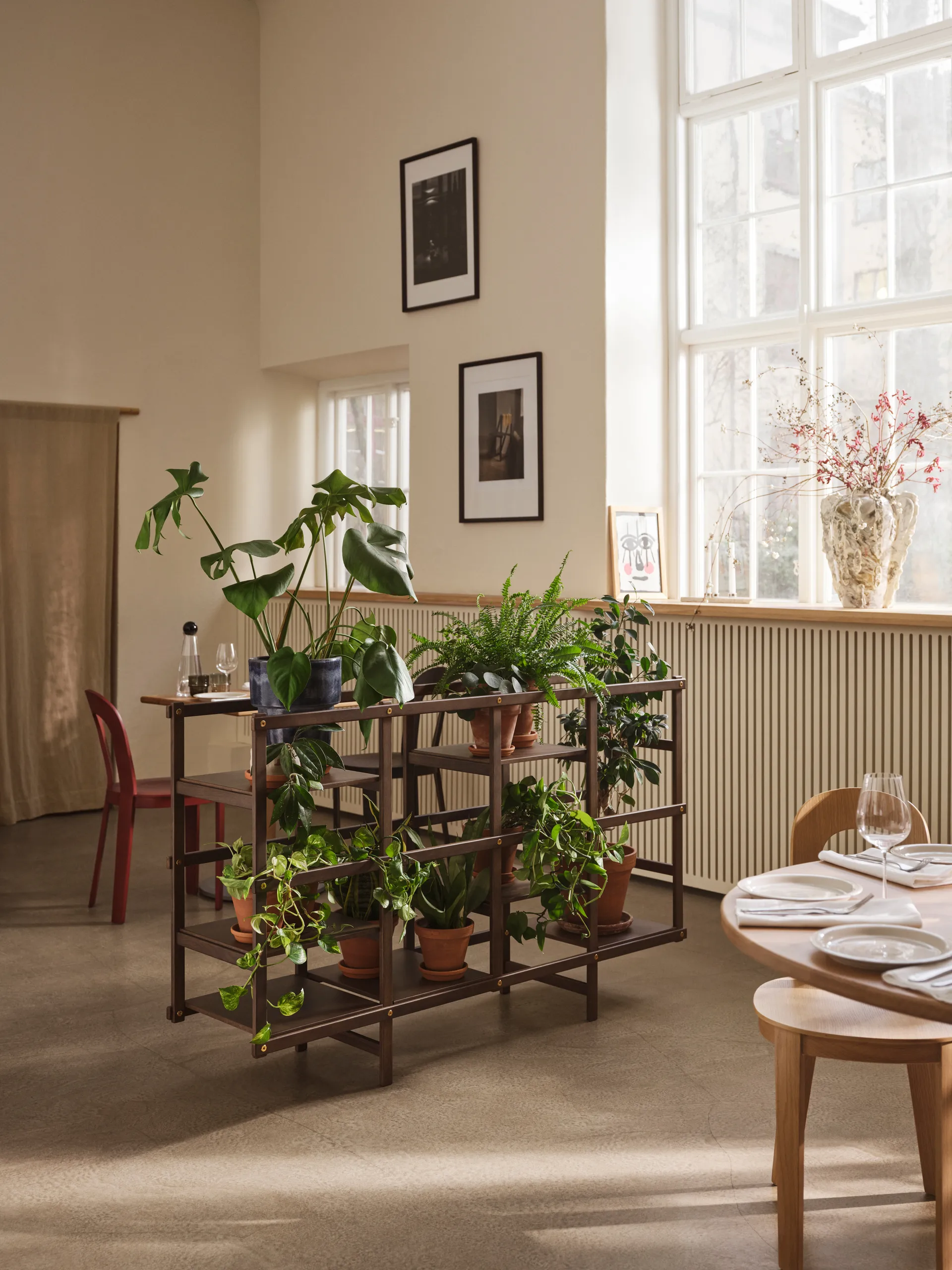 Frame hylla M 154 cm, Mörk ek Design House Stockholm