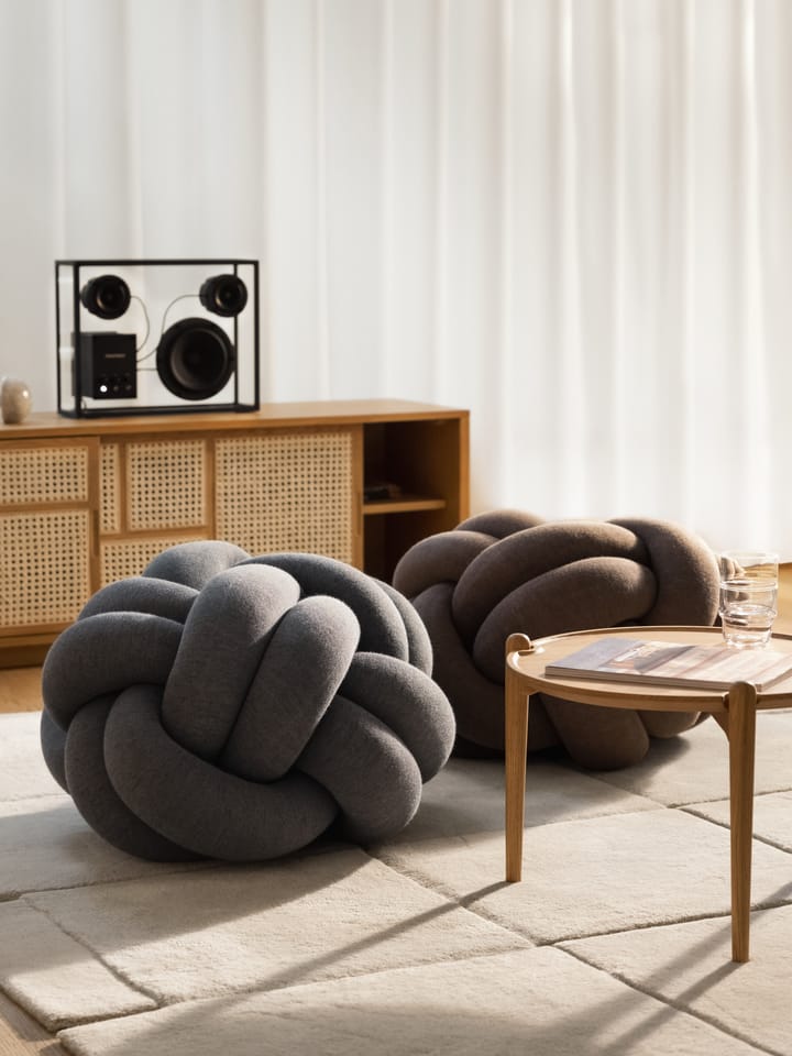 Knot kudde M - Grey - Design House Stockholm