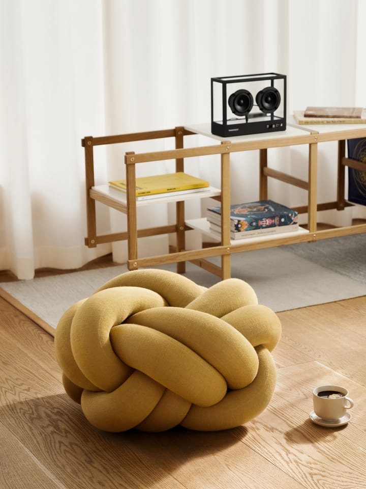 Knot kudde M - Yellow - Design House Stockholm