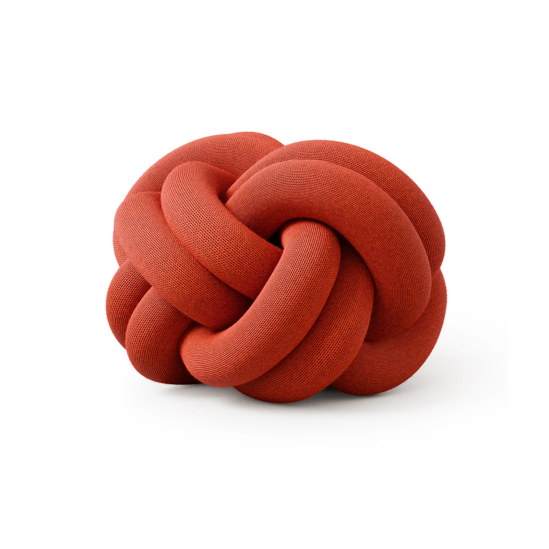 Knot kudde, Orange red Design House Stockholm