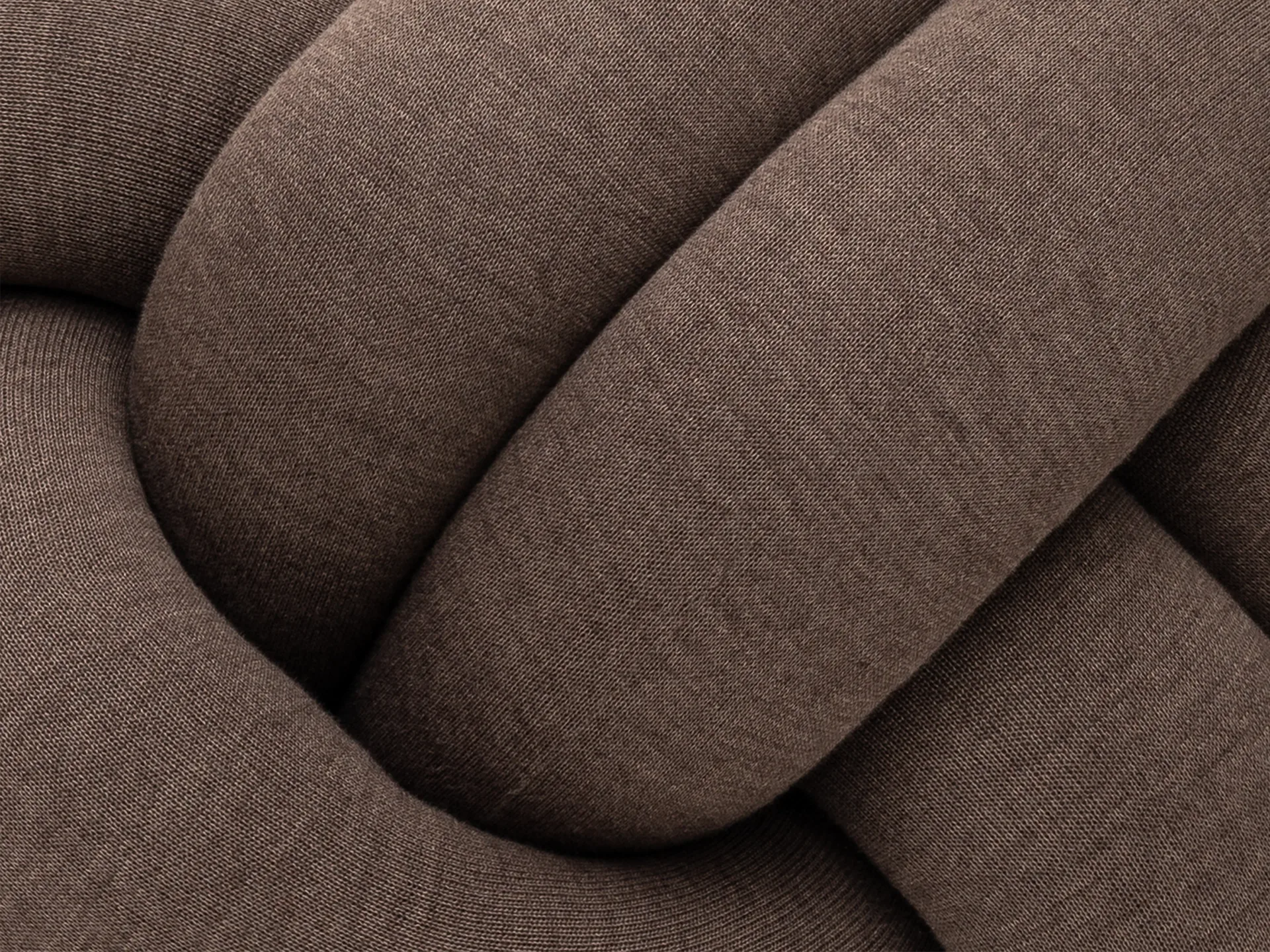 Knot kudde XL, Brown Design House Stockholm