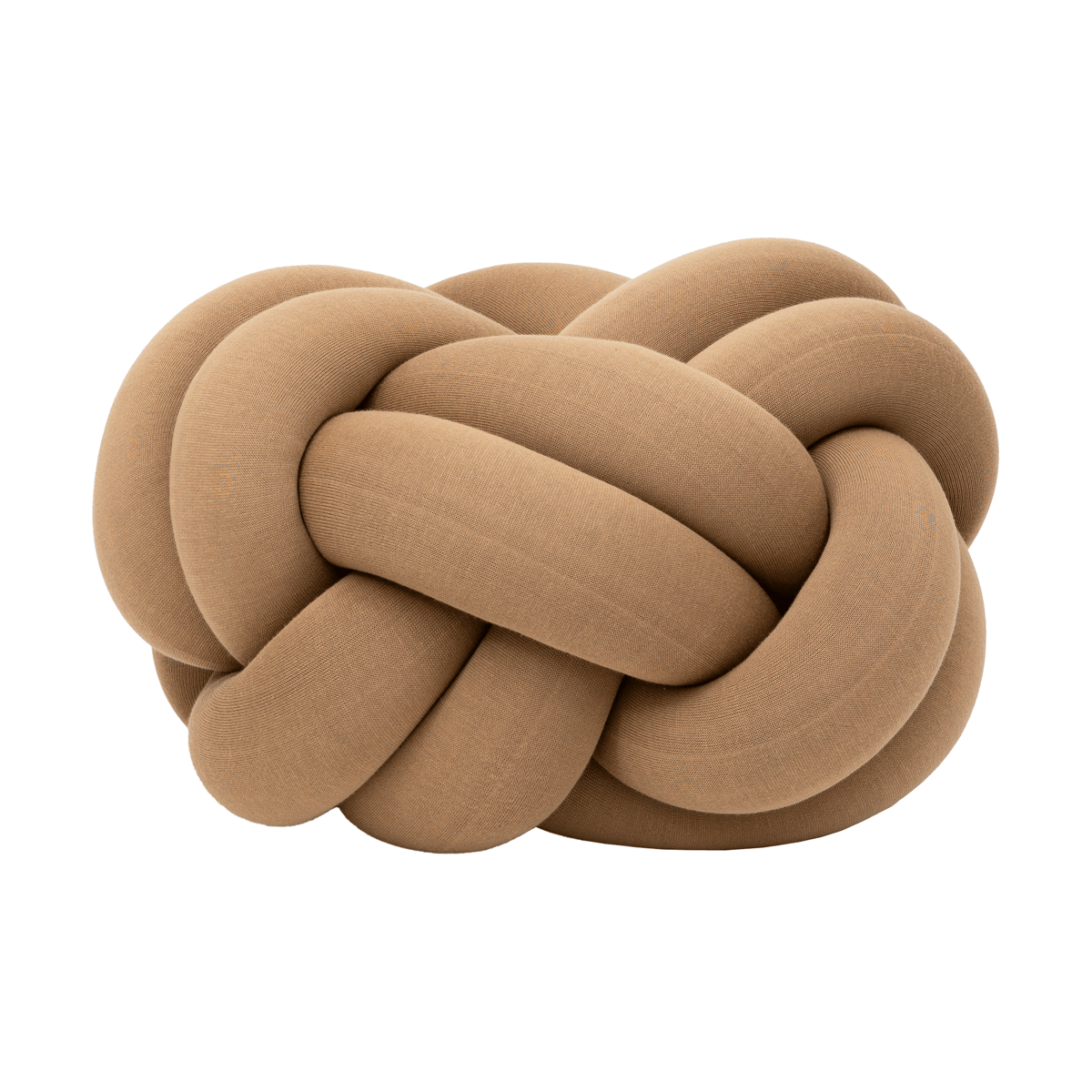 Design House Stockholm Knot kudde XL Camel | Skandinavisk Design | Sittpuffar | Brun