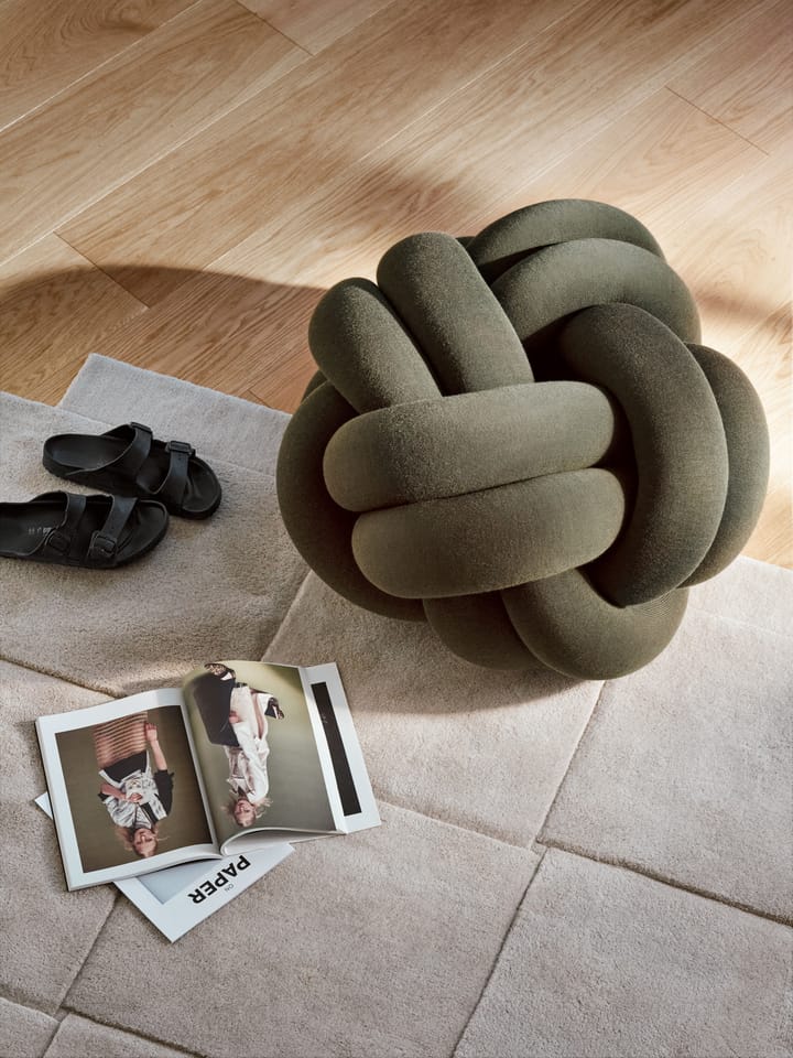 Knot kudde XL, Forest Green Design House Stockholm