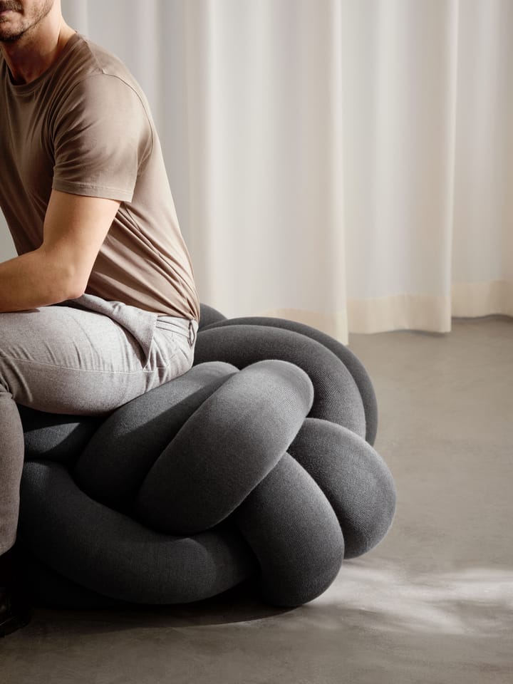 Knot kudde XL, Grey Design House Stockholm