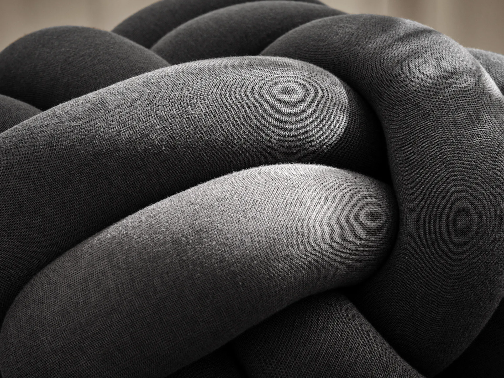 Knot kudde XL, Grey Design House Stockholm