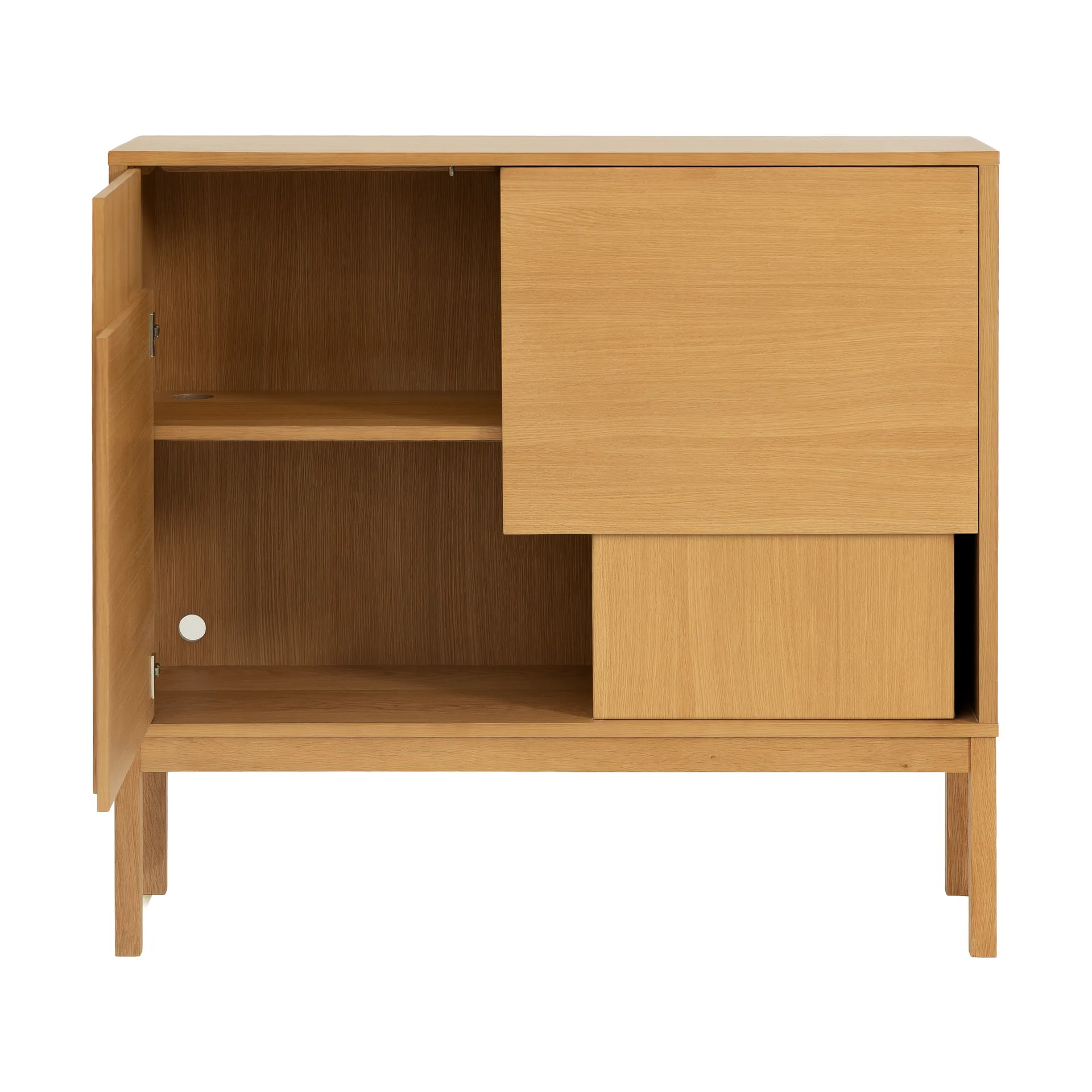 Layer sideboard, Ek, 120x110, med ben Design House Stockholm