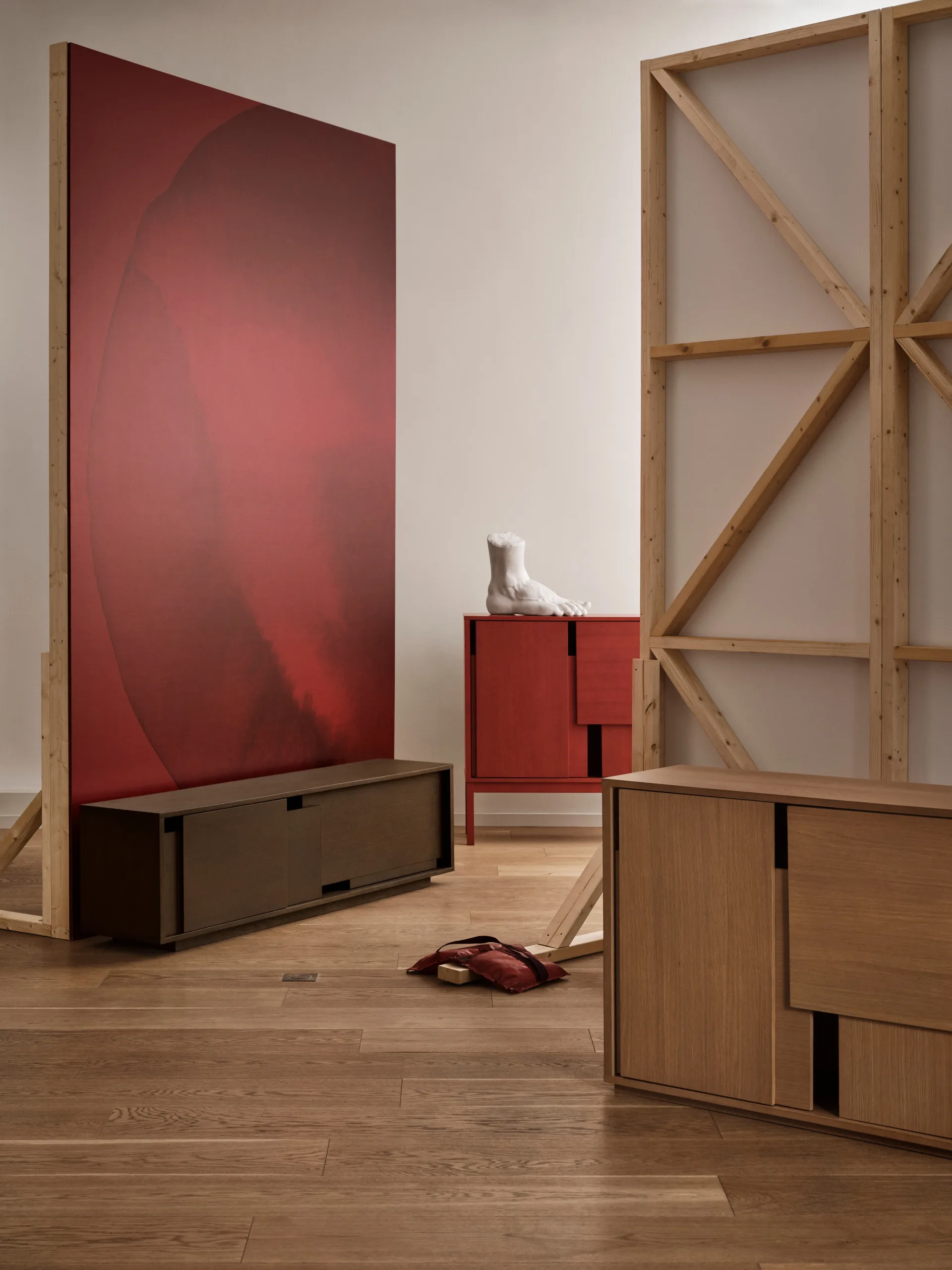 Layer sideboard, Ek, 120x82 cm Design House Stockholm