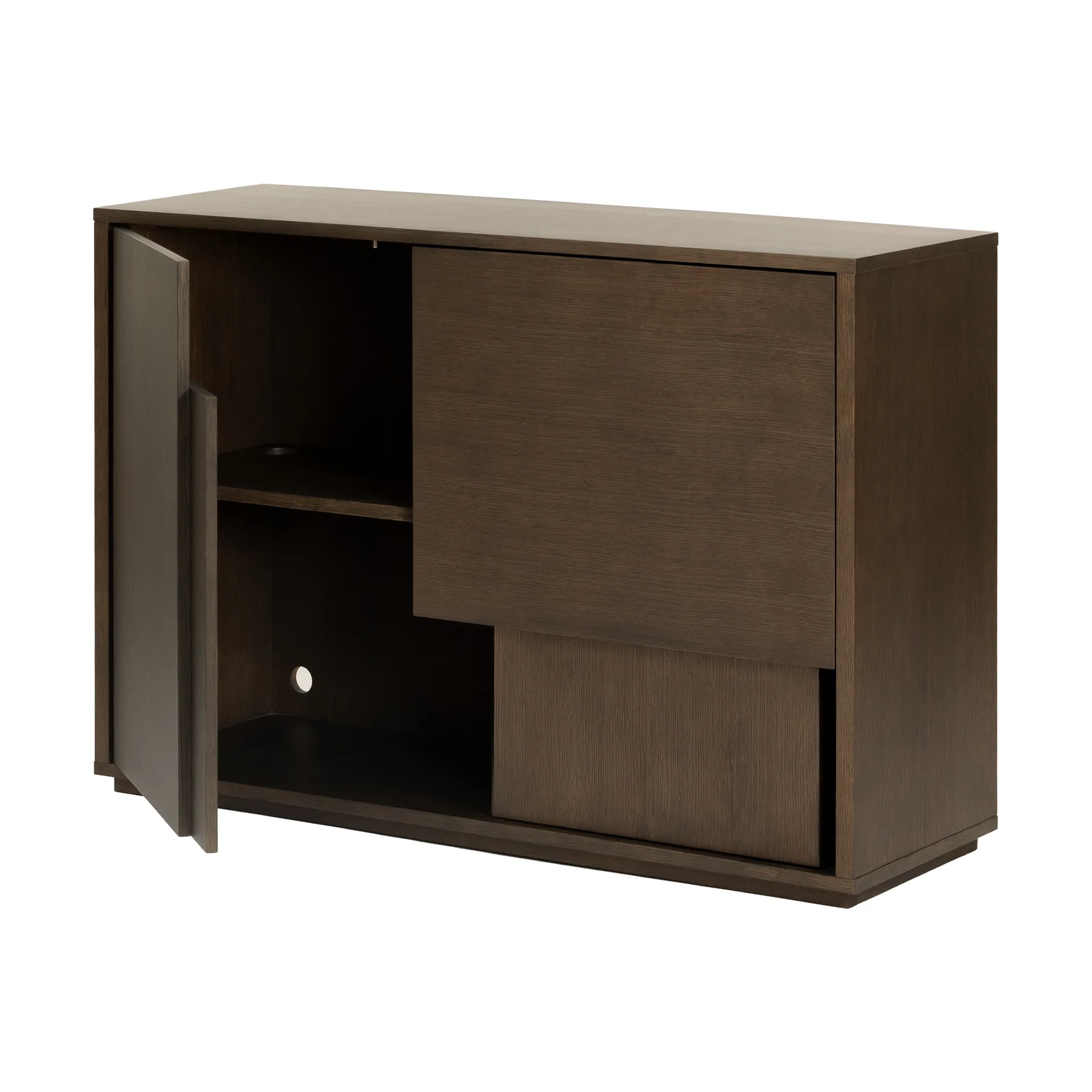Layer sideboard, Mörk ek, 120x82 cm Design House Stockholm