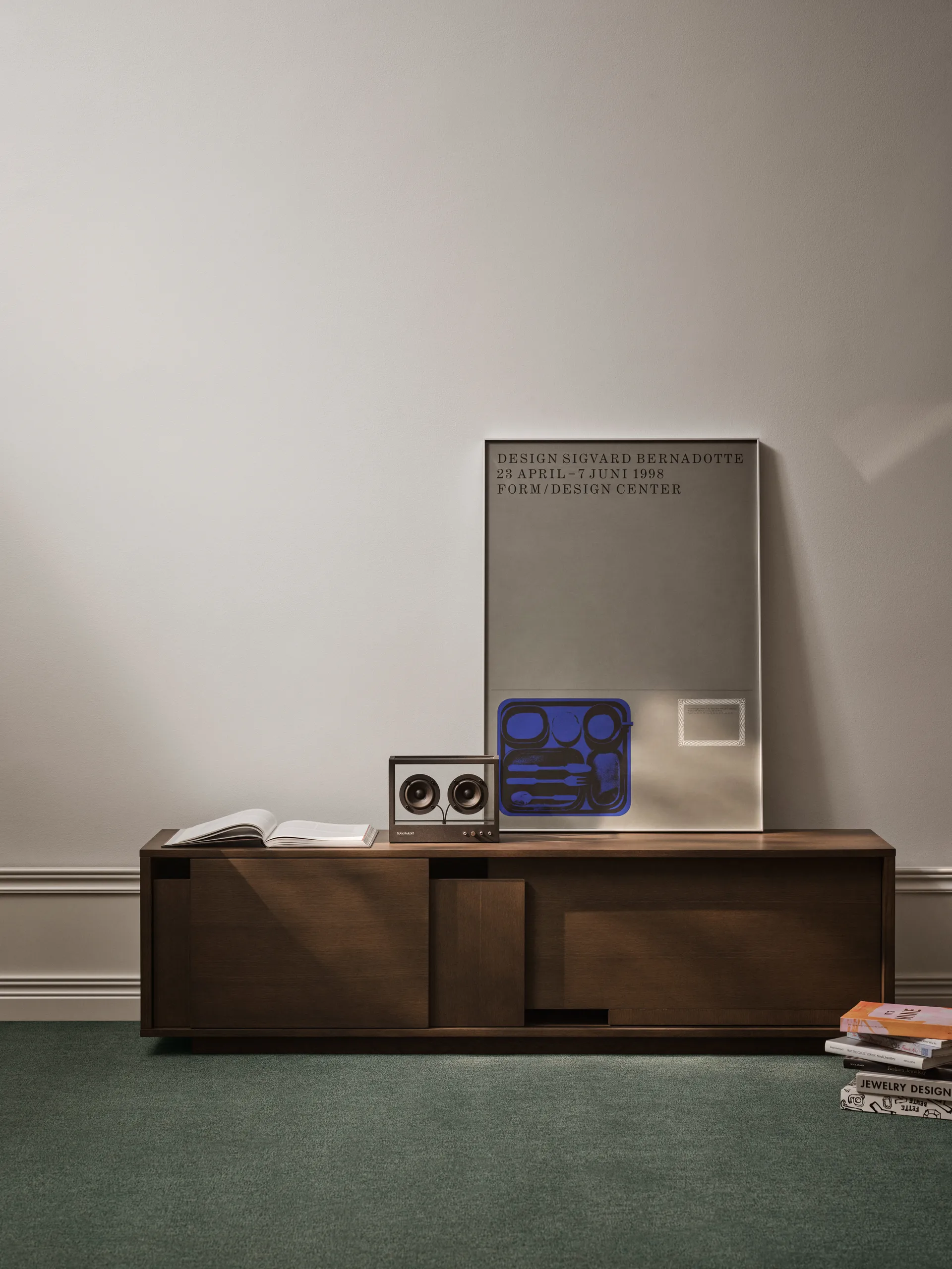 Layer sideboard, Mörk ek, 180x51 cm Design House Stockholm