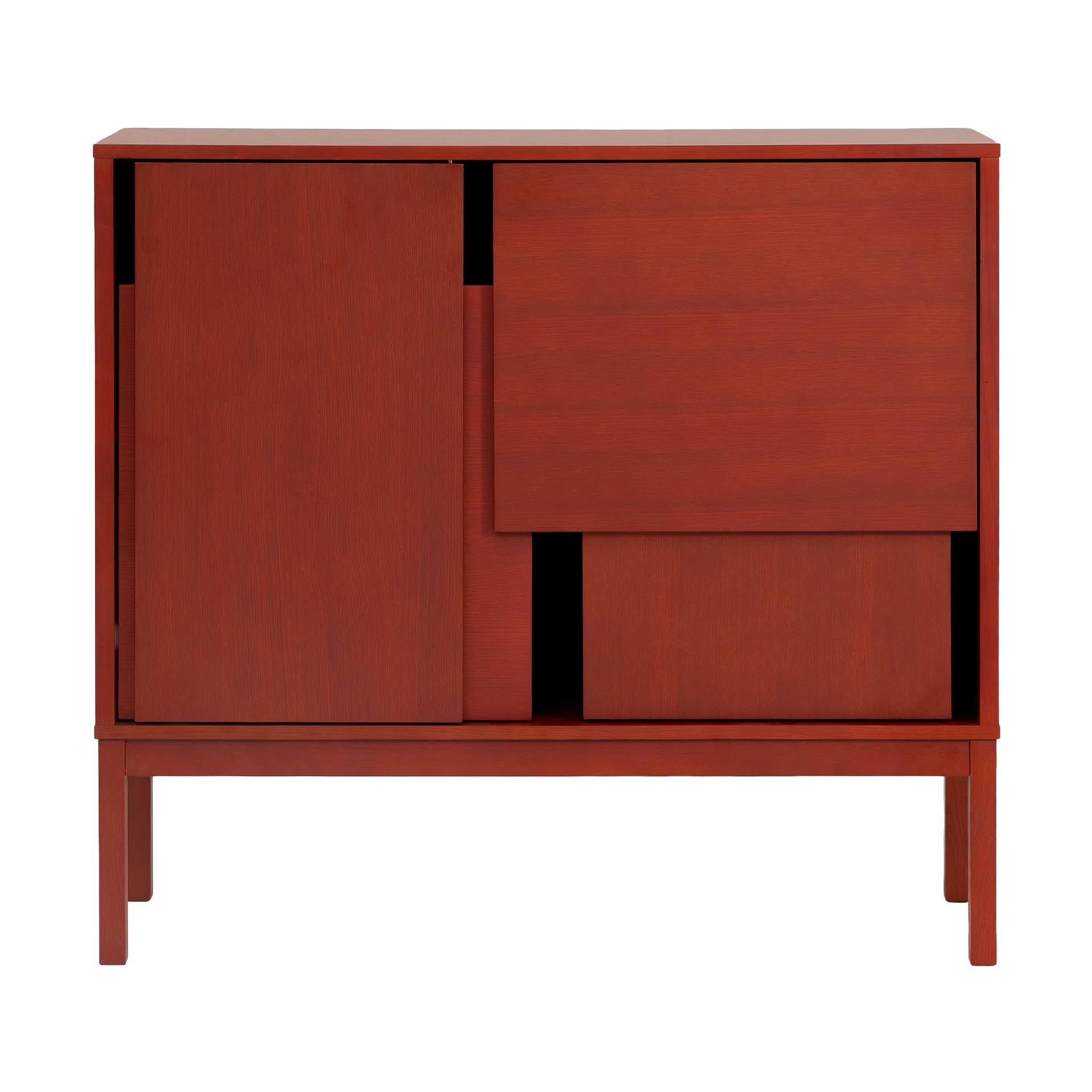 Layer sideboard, Red, 120x110, med ben Design House Stockholm