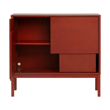Layer sideboard - Red, 120x110, med ben - Design House Stockholm