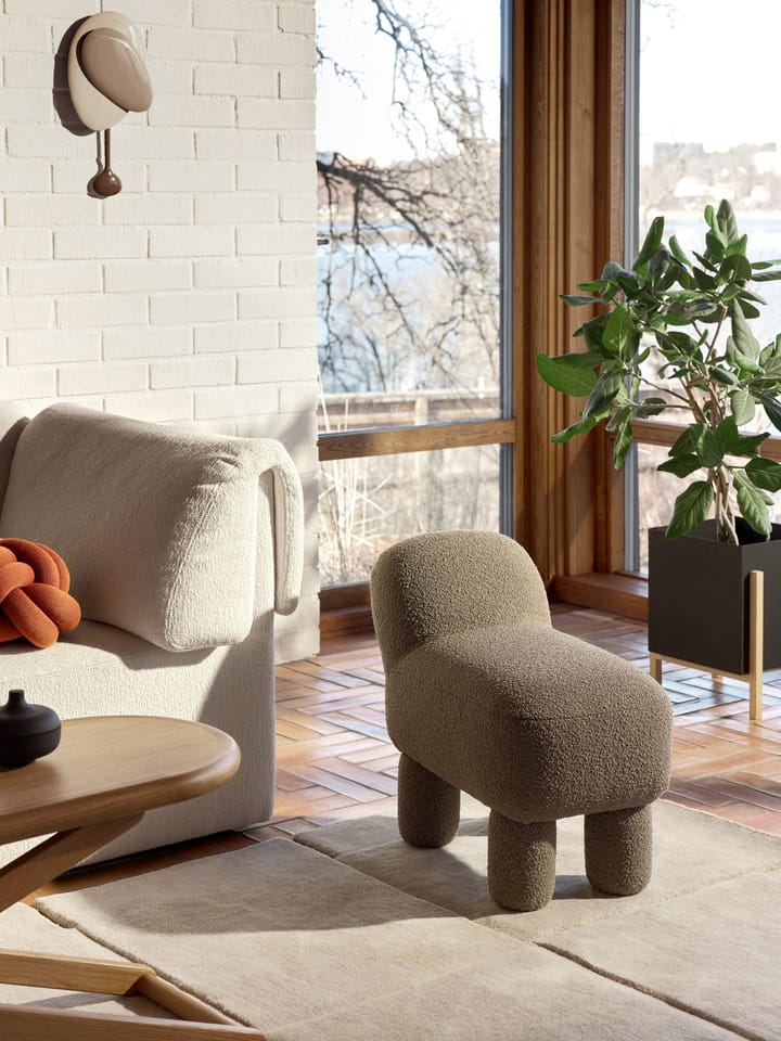 Lulu sittpuff 36x65 cm, Brown Design House Stockholm