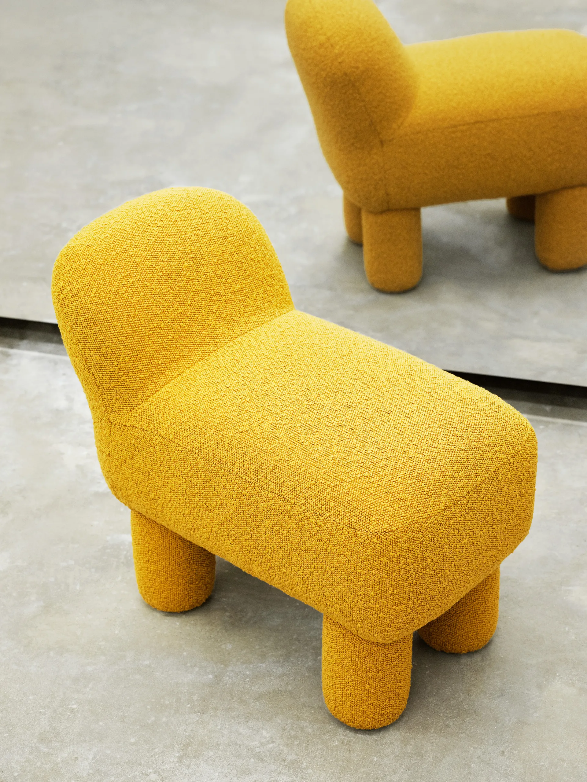 Lulu sittpuff 36x65 cm, Yellow Design House Stockholm