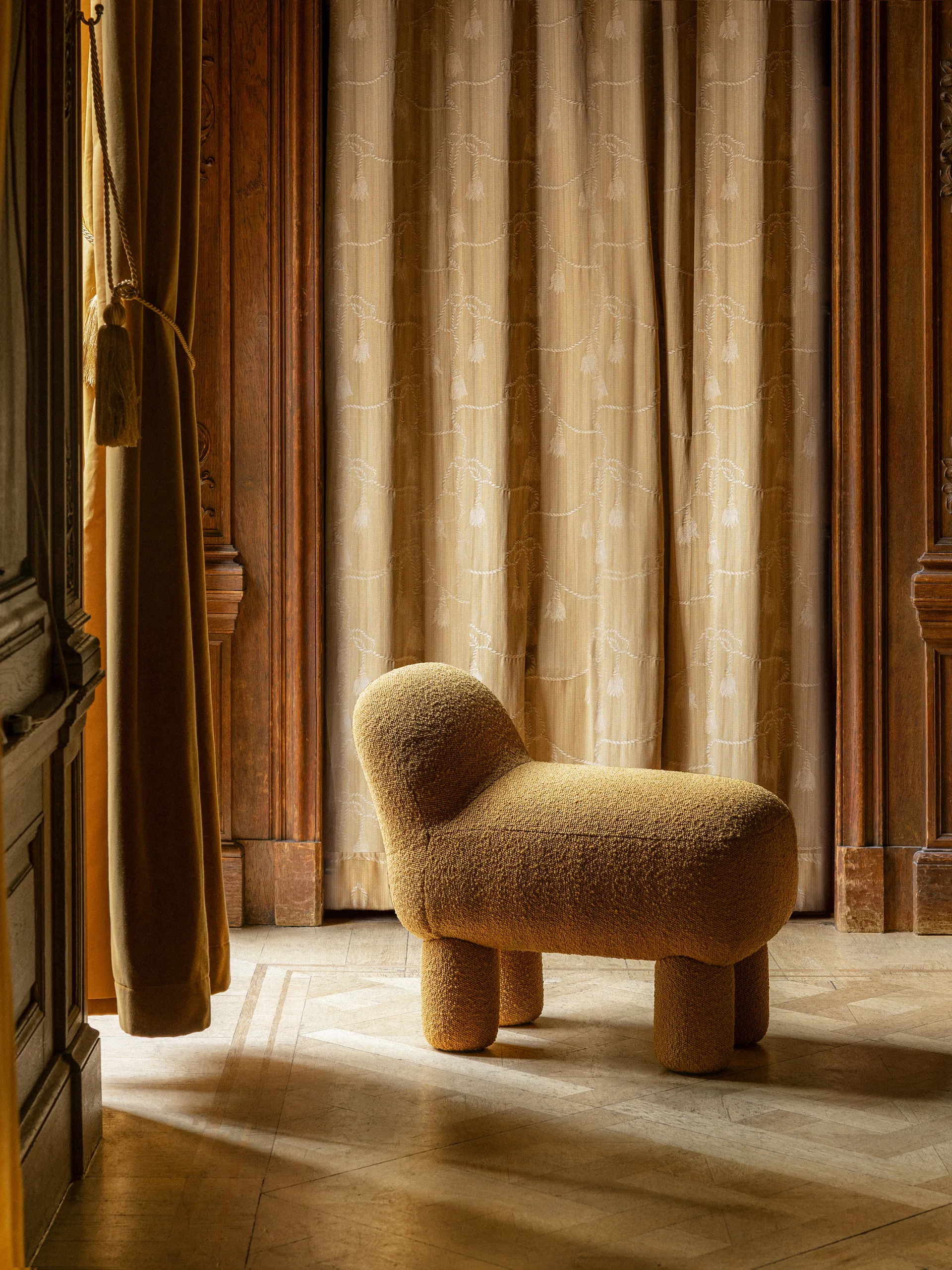 Lulu sittpuff 36x65 cm, Yellow Design House Stockholm