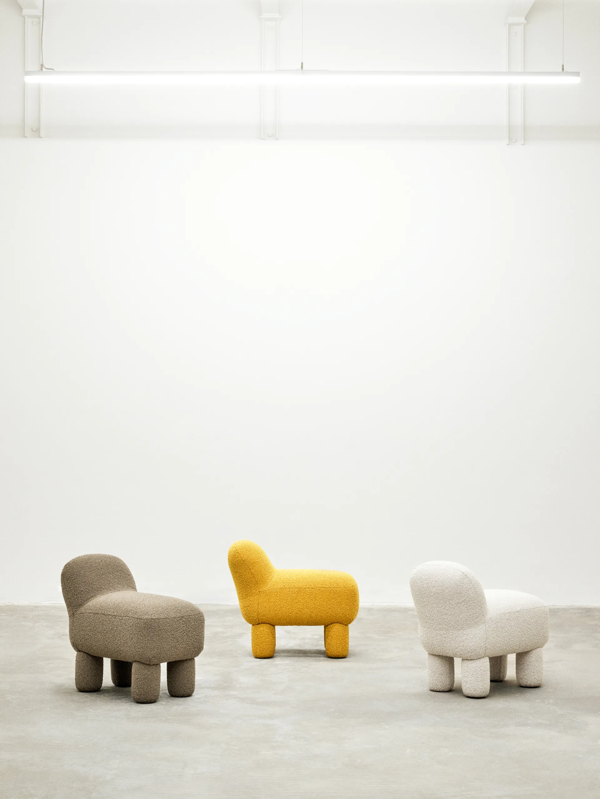 Lulu sittpuff 36x65 cm, Yellow Design House Stockholm